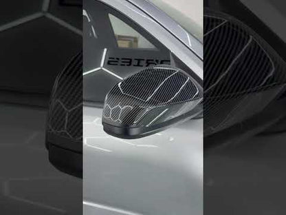 4Runner/Tacoma Side Mirror Covers ABS Carbon Fiber Style Mirror Caps for Toyota