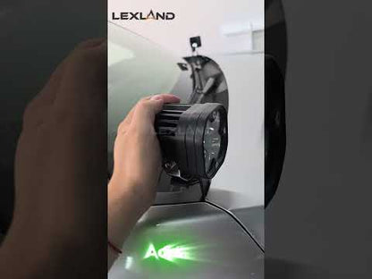 Tacoma/4Runner Baja Designs Ditch Lights Kit Squadron Pro LED A-pillar Lights for Toyota