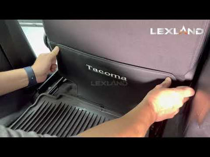 Tacoma Anti-Kick Pad Interior Seat Back Cover Protector with Tacoma Letter for Toyota