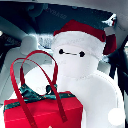 Red Christmas Hat Headrest